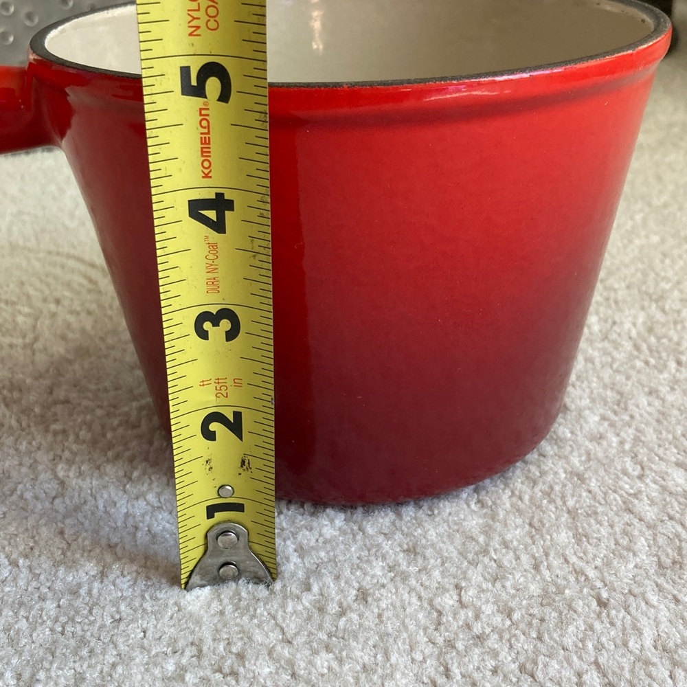 Le Creuset red vintage saucepan - Picture 10 of 17